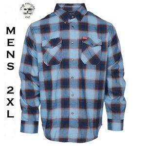 DIXXON - RIVETED Flannel Shirt - Men's 2XL